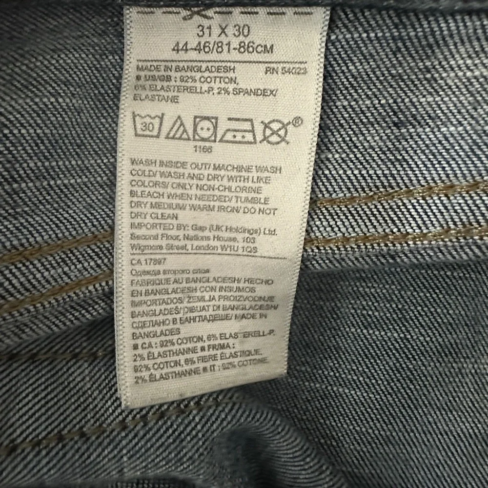 Banana Republic Mens Slim Jeans Blue 31x30 Casual‎ Classic Denim Preppy Normcore